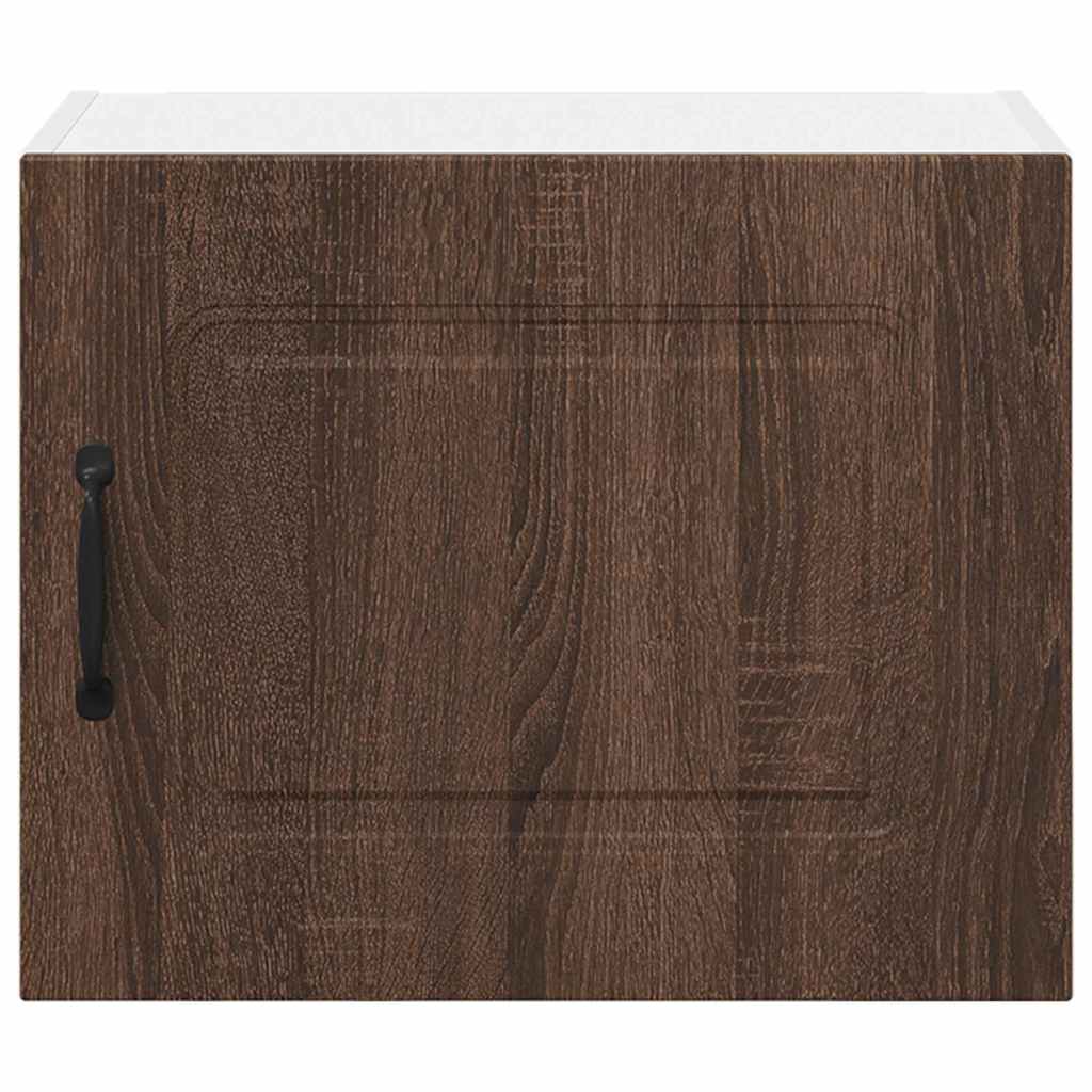 Küchenhängeschrank mit Regal Braun Eichen-Optik 50 x 31 x 40 cm